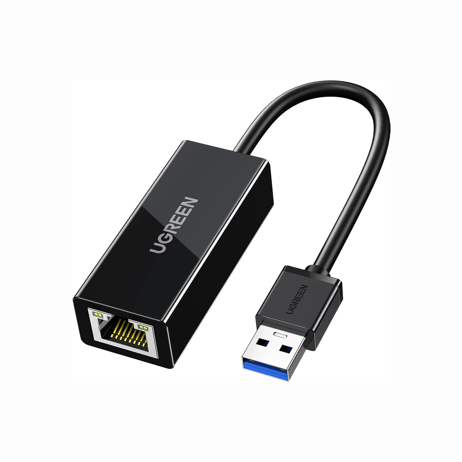 Адаптер UGREEN USB-Ethernet для ноутбука, ПК, гигабитный USB от 3,0 до 10, 100 Мбит/с