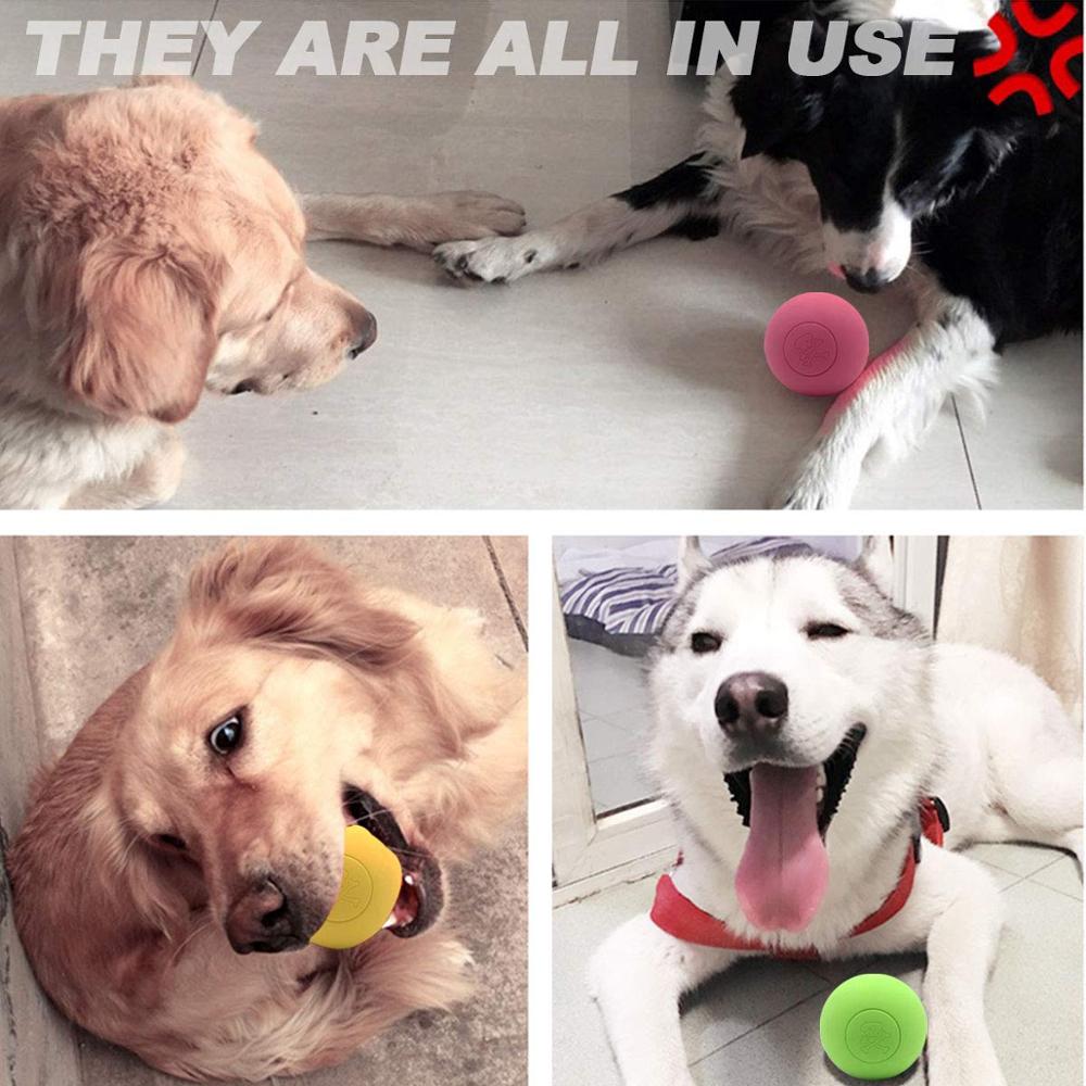 Pet молярный Укус устойчивостью обучение жевать игрушка нетоксичные Твердые из натурального каучука подпрыгивая мяч для собаки кошка