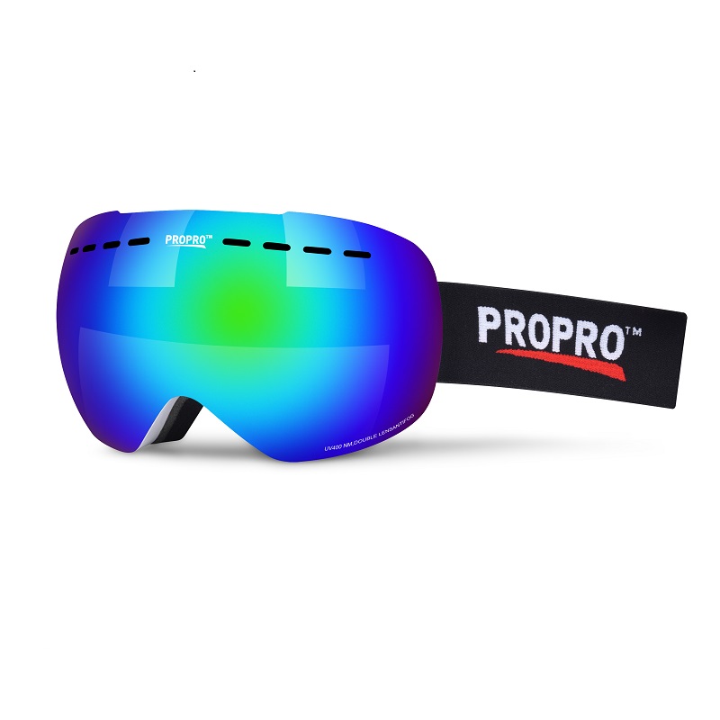 Professional Durable skiing Sports Eyewear Anti-fog lens snow ski Protector Detachable Mirror Coating Lens