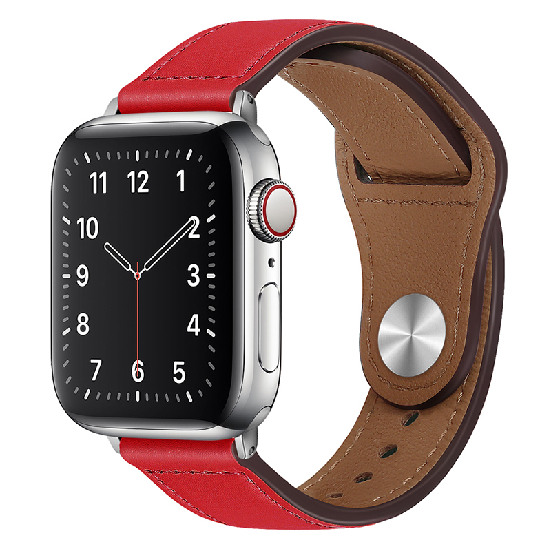 Iwatch Series 7/6/5/4 креативный ремешок из искусственной кожи с одной петлей для apple watch series 7