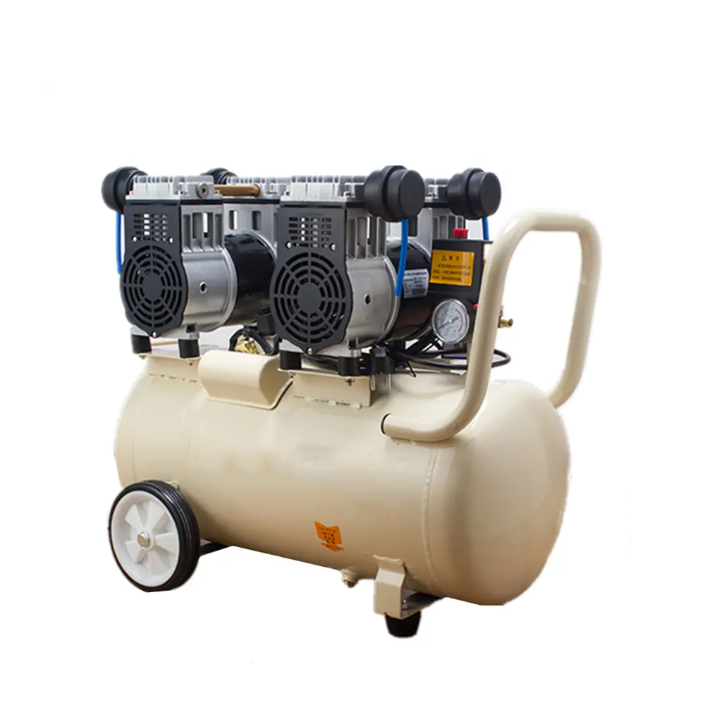 8 bar 1.5hp dental air compressor price 40L silent oil free air compressor for sale