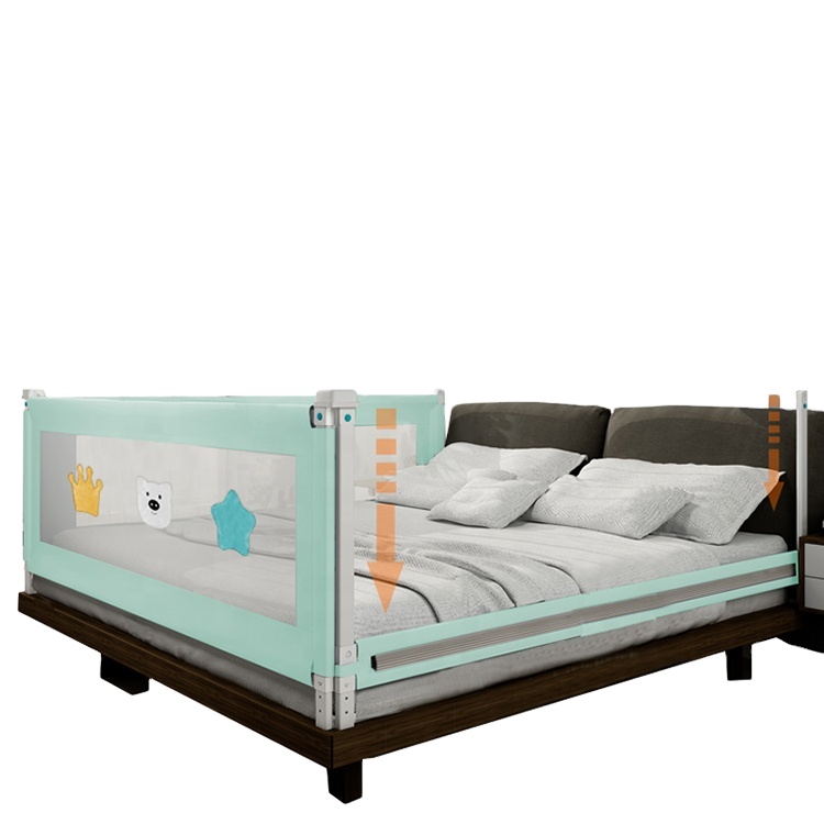 High Quality Bed Rail Guard Factory Direct Sale Baby Bed Fall Protection Folding Baby Bed Barrier