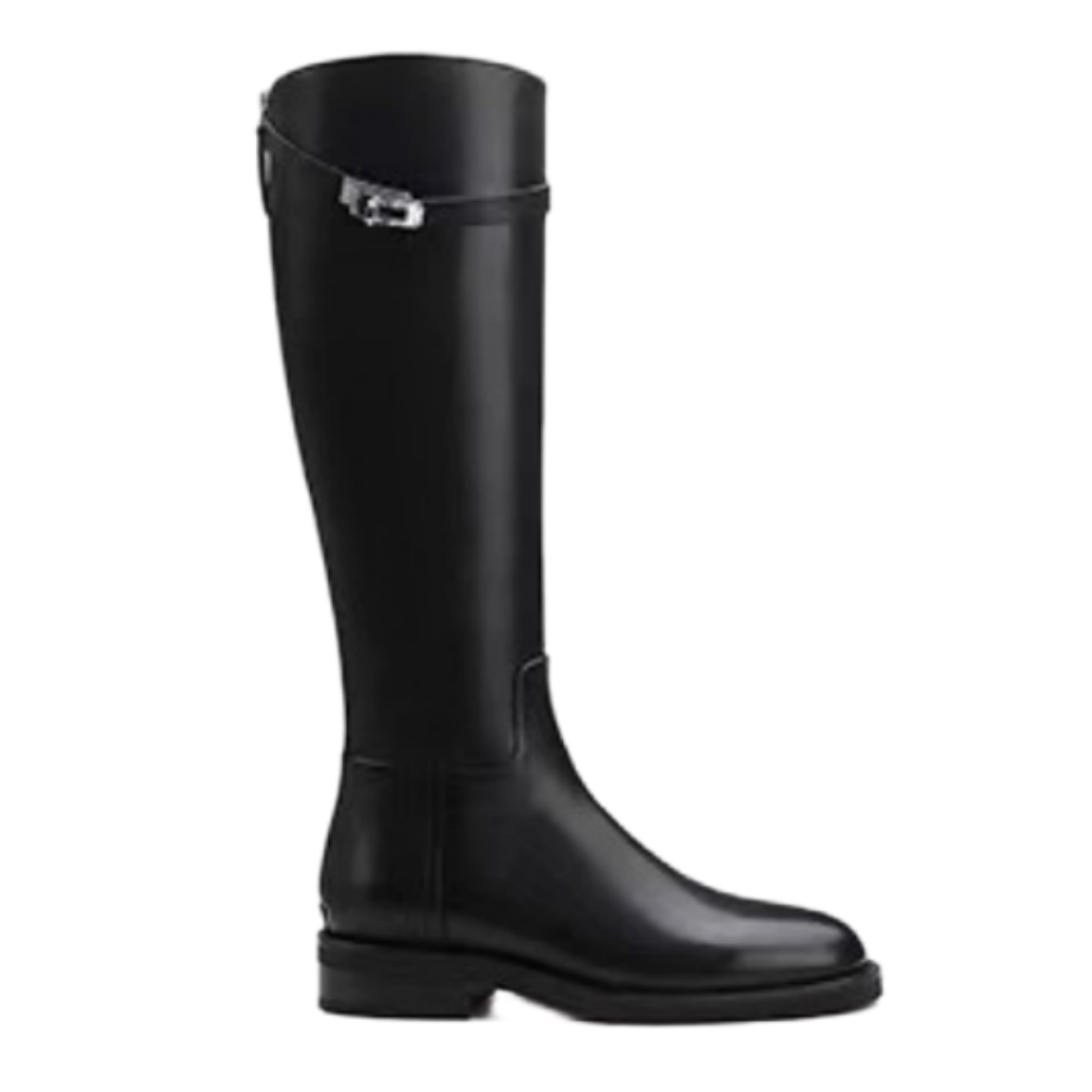 Boots women's shoes knee-high new boots fashion zipper thick bottom round head rhinestone buckle high knight custom wholesale.