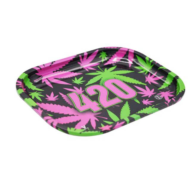Розовые подносы с фотографией 420