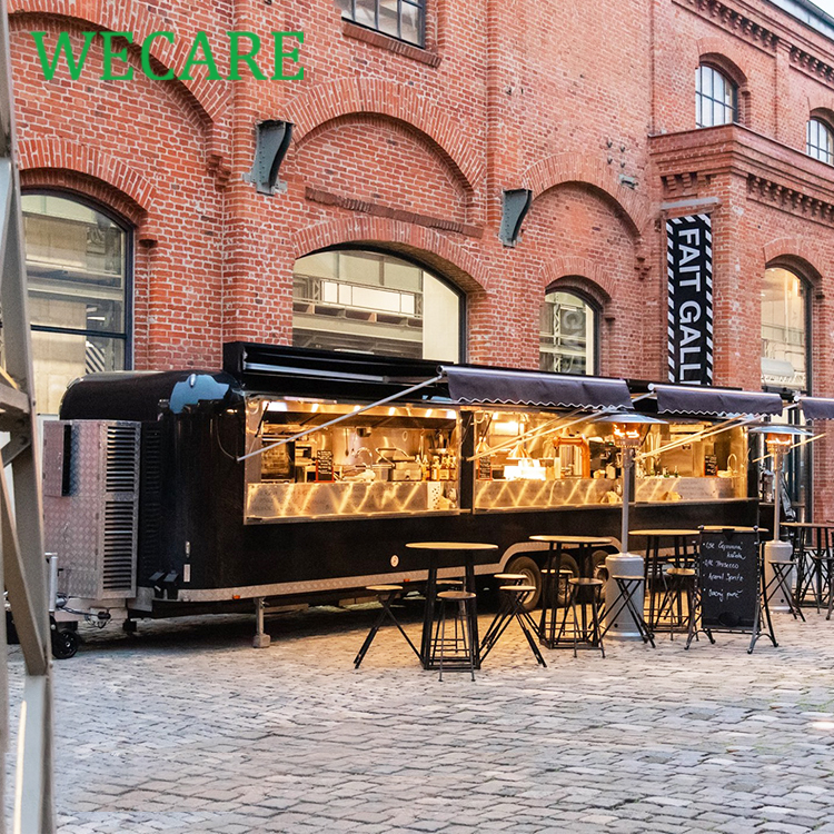 Wecare, уличный прицеп для фаст-фуда, киоск, мобильная кухня для еды, б/у грузовики для продажи
