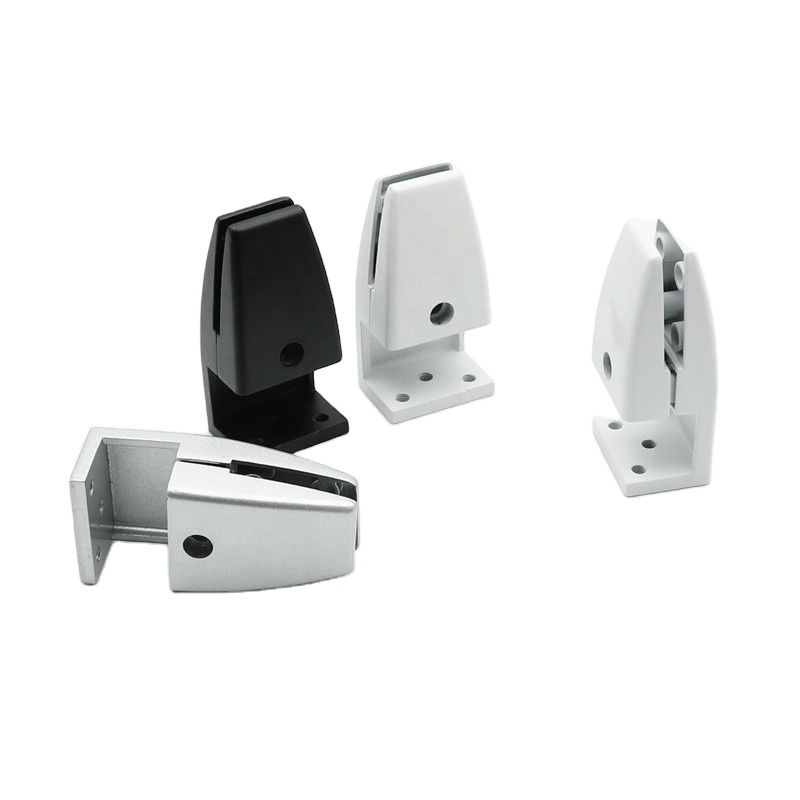 Adjustable Aluminium Alloy L-Shape Partition Desk Screen Clamp for Office Glass Partition Dividers and Clipping