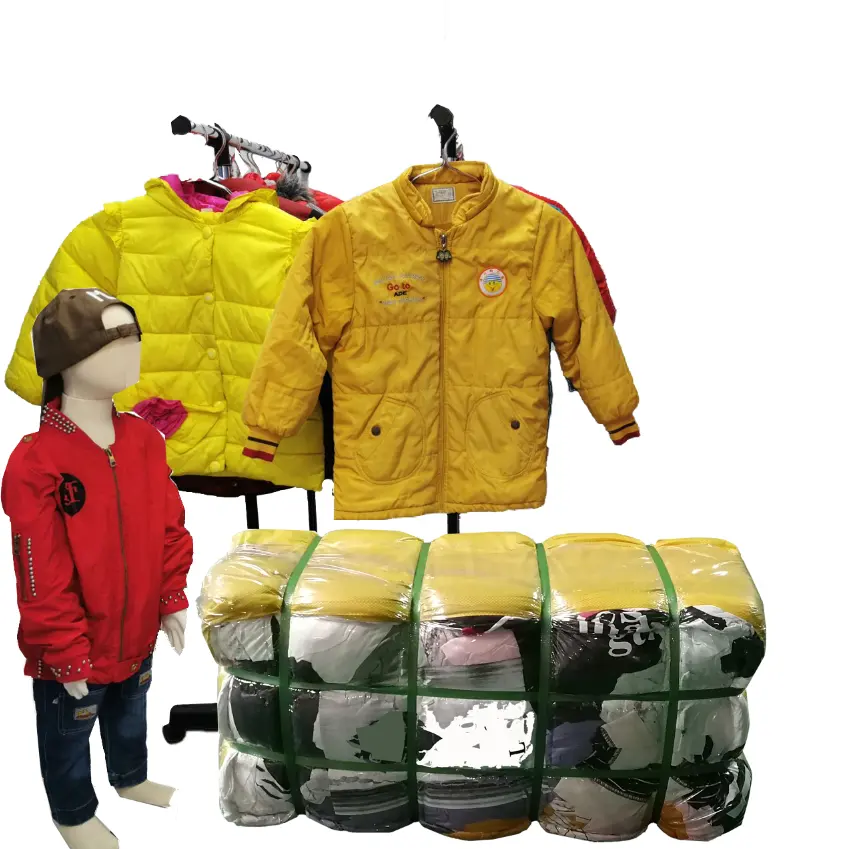 90% New Old Children Jacket For Infant Baby Thrift Bales Second Hand Used Clothes