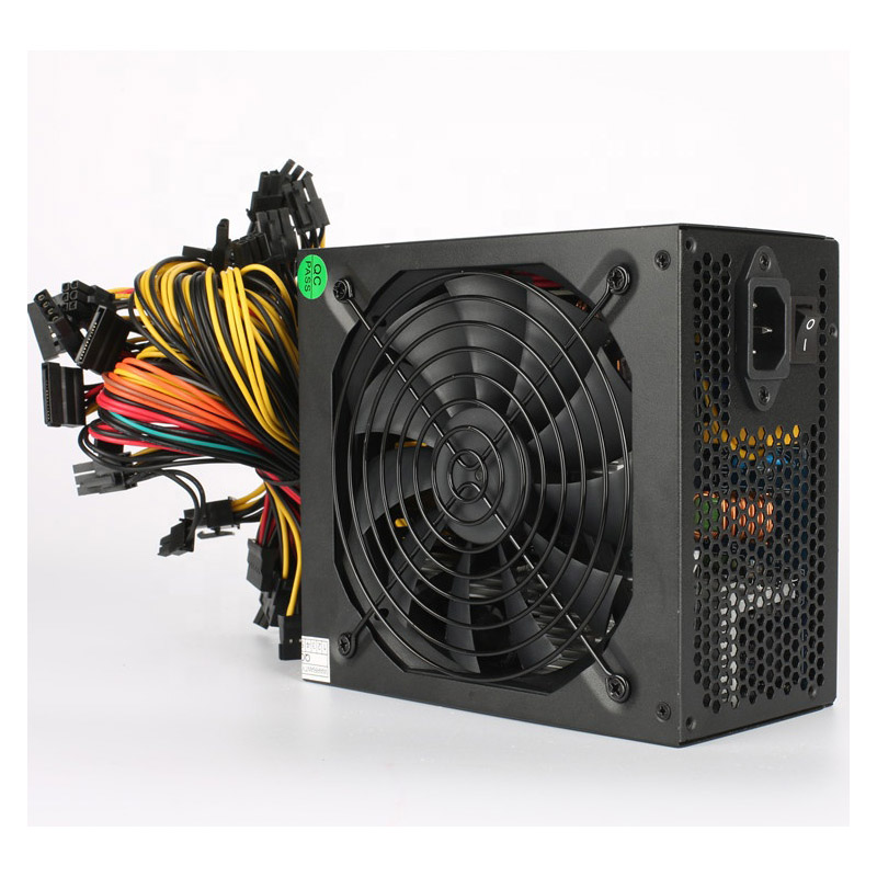 110-240 В 1600 Вт BTC высокоэффективный ATX 2000 Вт мин 90PLUS блок питания золотого цвета для эфириума Профессиональная установка 8 GPU