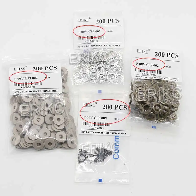 ERIKC F00VC99002 F00VC05001 diesel valve repair kit F00VC05008 F00VC05009 common rail injector ceramics ball kits 200 sets/bag