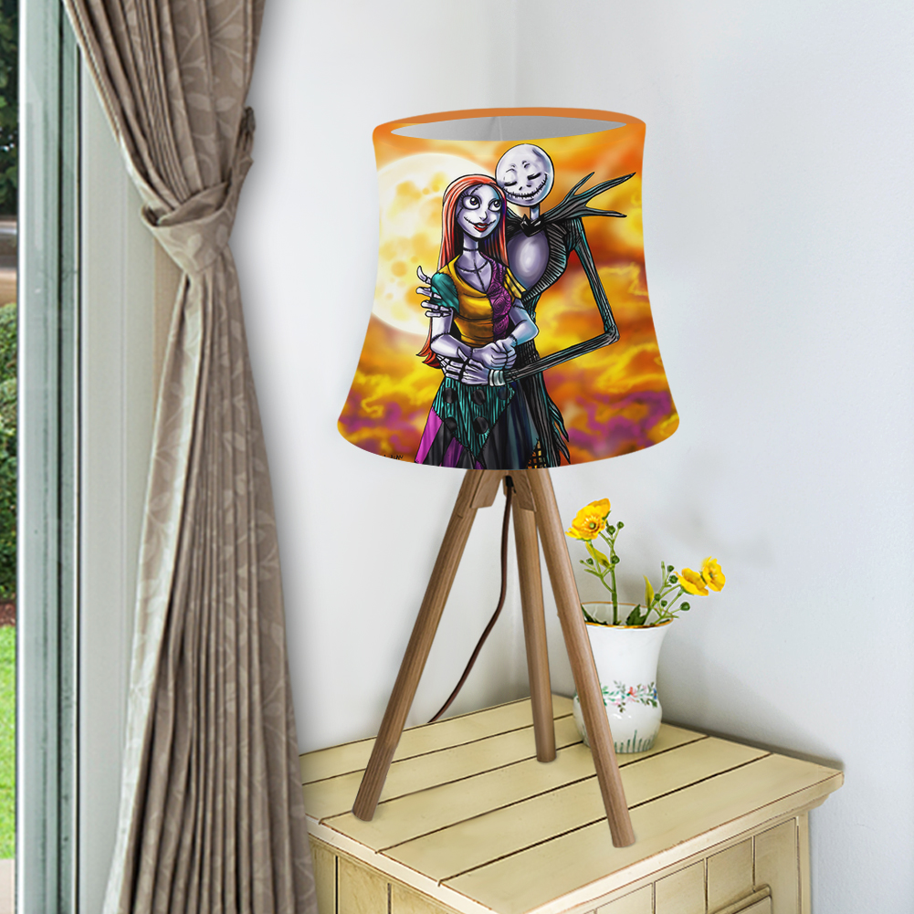 Halloween Gift the Nightmare Before Christmas Lampshade Wire Frame Metal Fabric for Home Decor Drop Shipping Lighting Accessory