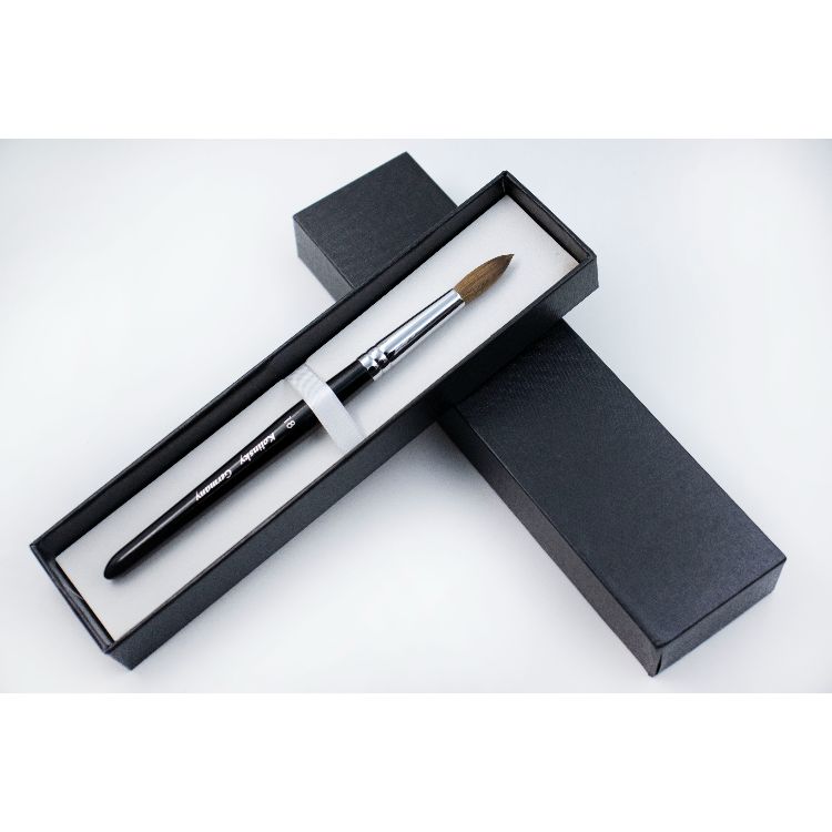 2021 High Quality 100% Pure Kolinsky Germany Acrylic Brushes Size 8 10 12 14 16 Marble Kolinsky Acrylic Nail Brush