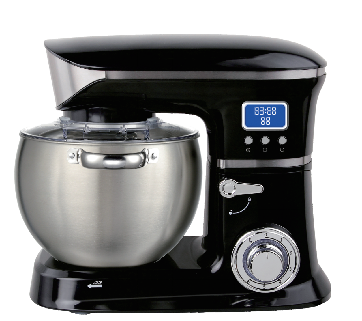 China Manufacturer High Quality Stand Mixer Food Machine Plastic Food Processor Meat Blender Mixer