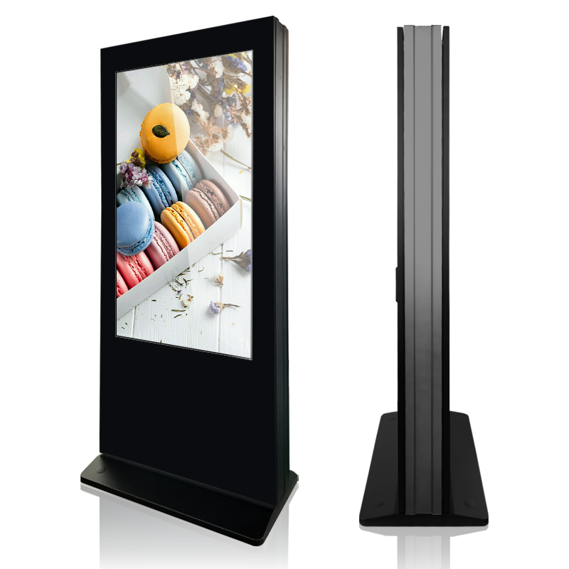 Уличный сенсорный экран IP 65, totem LCD digital signage