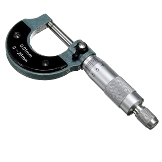 0-25mm Teaching High Precision Outer Diameter Micrometer Spiral Micrometer