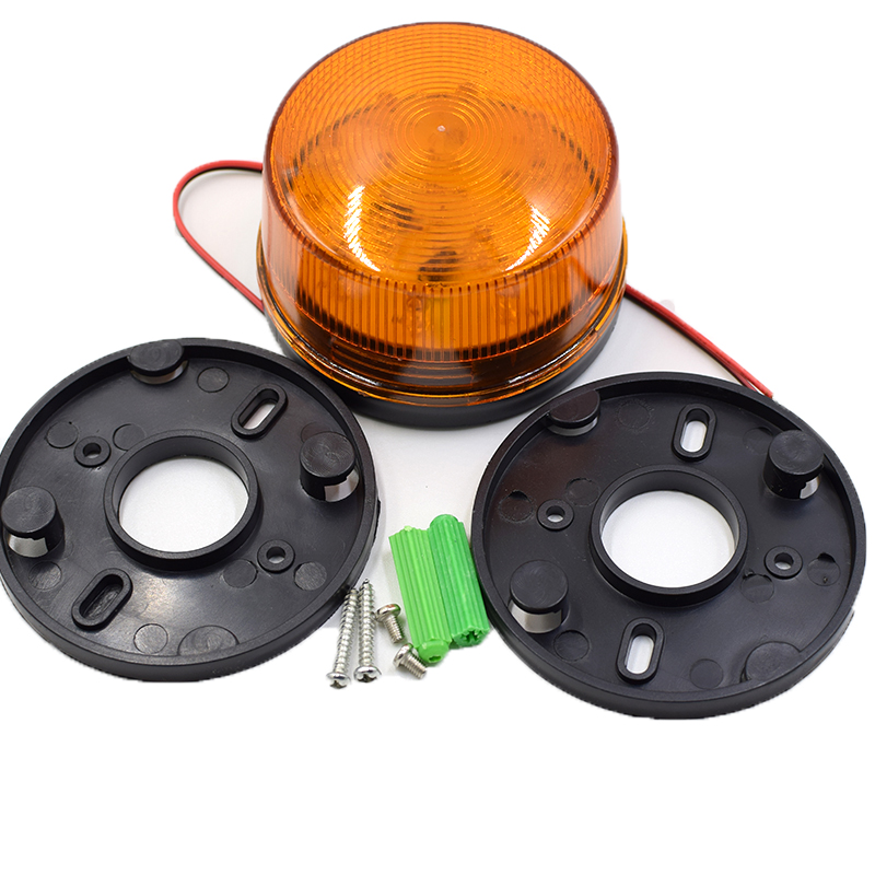 High Quality Waterproof 12V 120mA Safely Security Alarm Strobe Signal Safety Warning Blue Red Orange Flashing LED Light