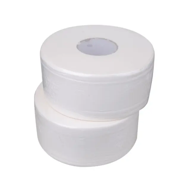 Charming Jumbo Roll Toilet Tissue Paper Eco 2 Ply Virgin Wood Pulp Bathroom Disposable Towel Paper 4 CTN 9.5*22.2cm Accdepted