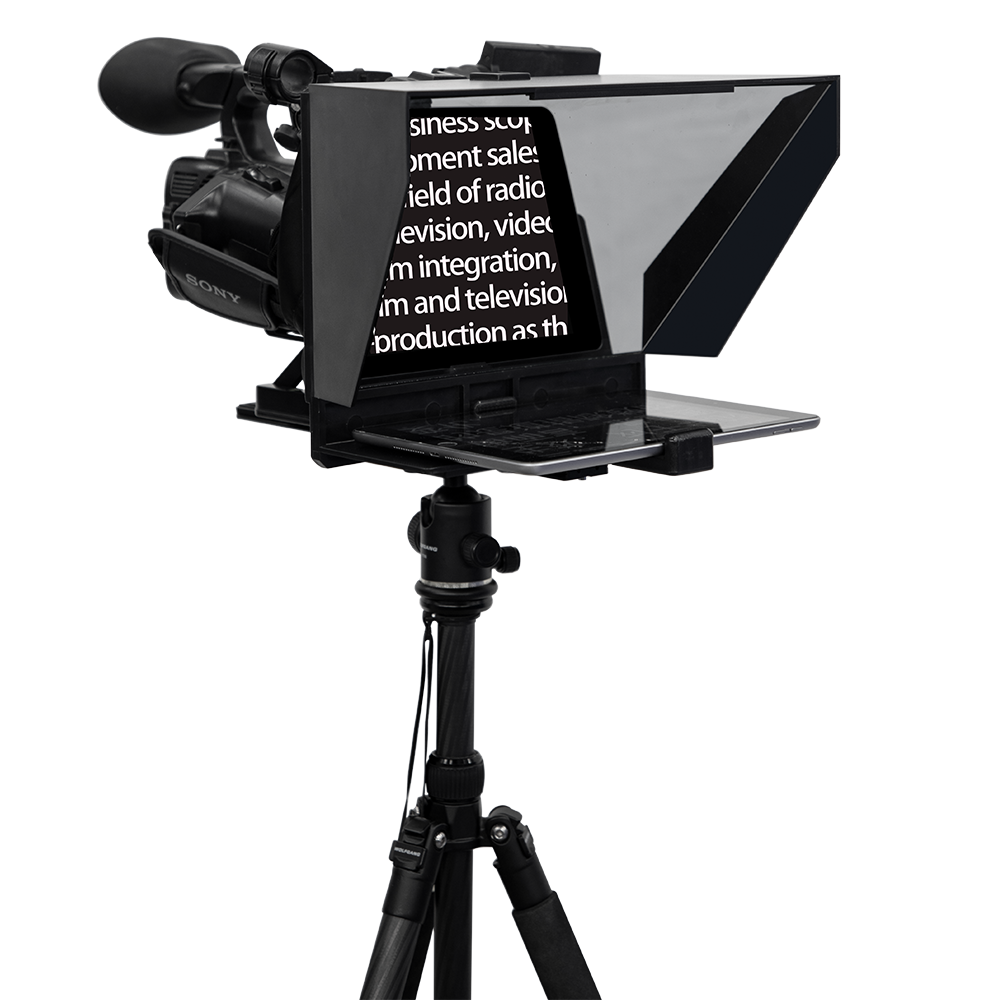 15 дюймов Teleprompter для iPad планшета для наружного интервью речи DSLR камеры Prompter