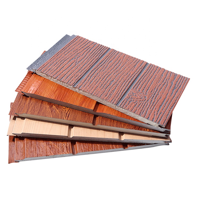 Wood Paneling Composite Panel Exterior Building Decorations Metal Wall Siding Panel For Walls