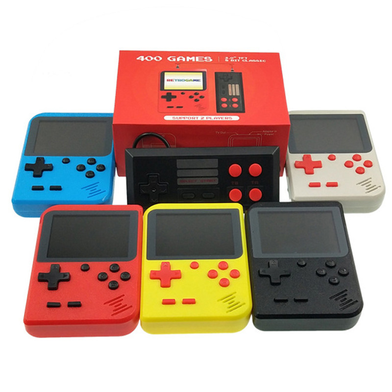 8 бит портативный мини 400 Ретро ручной consola de juegos Ручной игровой консоль для nintendo