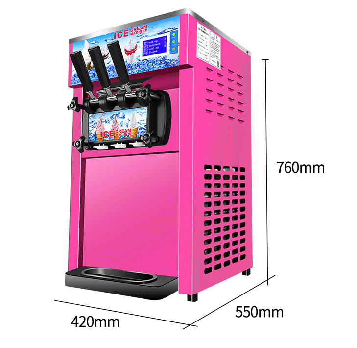 Hot selling soft ice cream machines exported globally in 2024