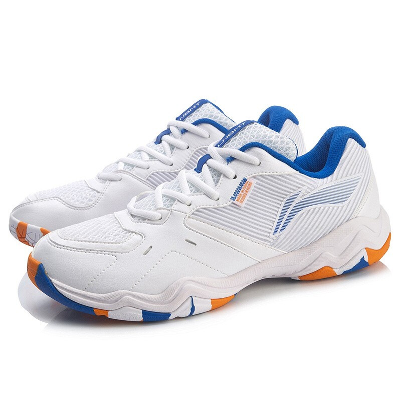 Li-Ning Men SOUND WAVES I I Badminton Training Shoes Cushion Durable Basic Sneakers LiNing Breathable Sport Shoes AYTR009