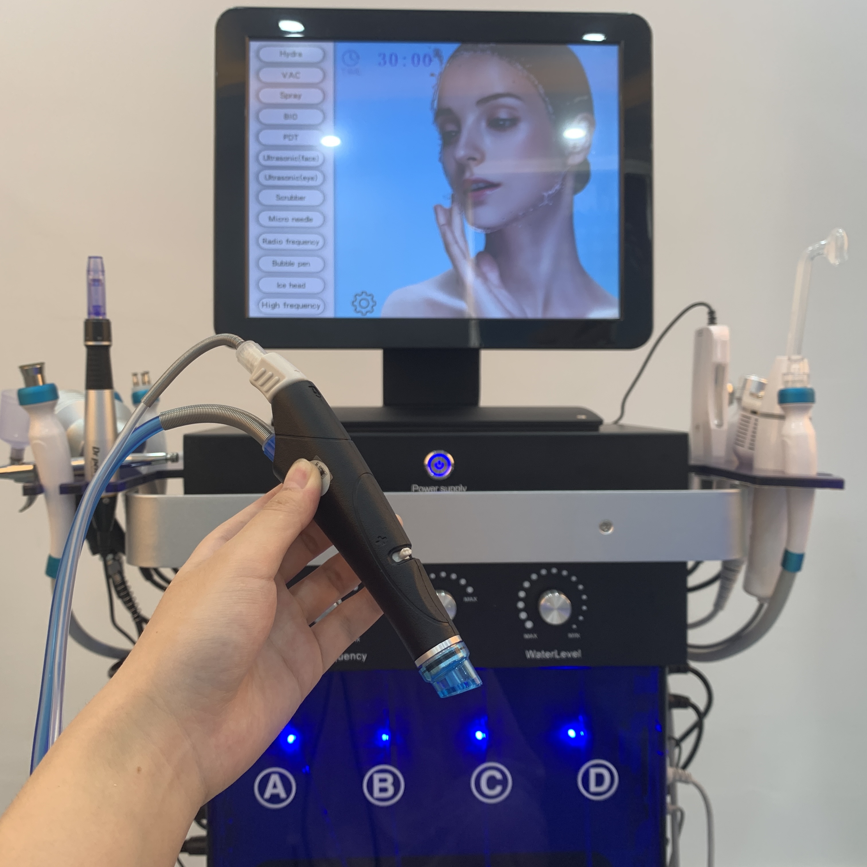 14 In 1 Multifunction Facial Machine With Booster Handle Treatment Machine Professional Machine Skin Care Equipment