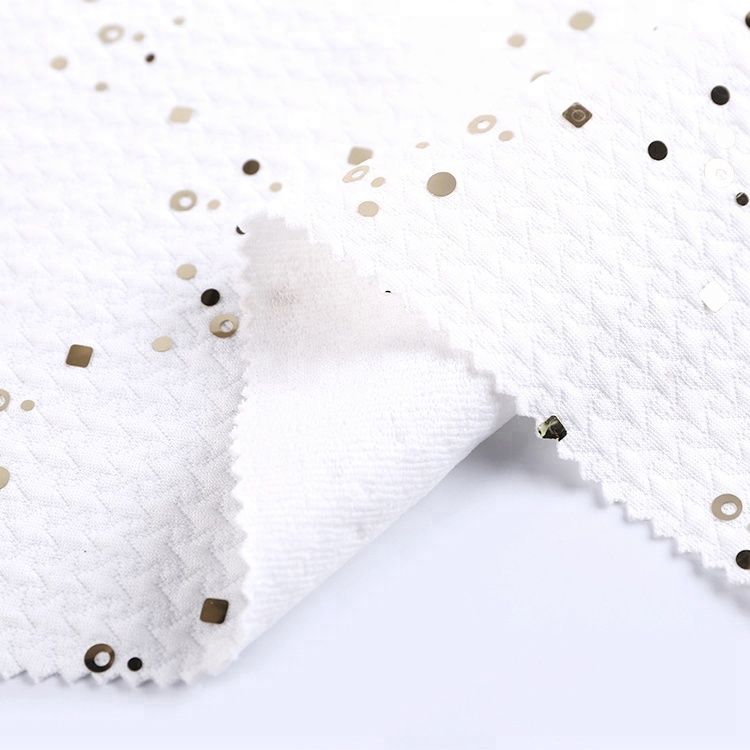 100 полиэстер спортивный костюм spangle sequin fat quarters стеганая ткань для детского пальто