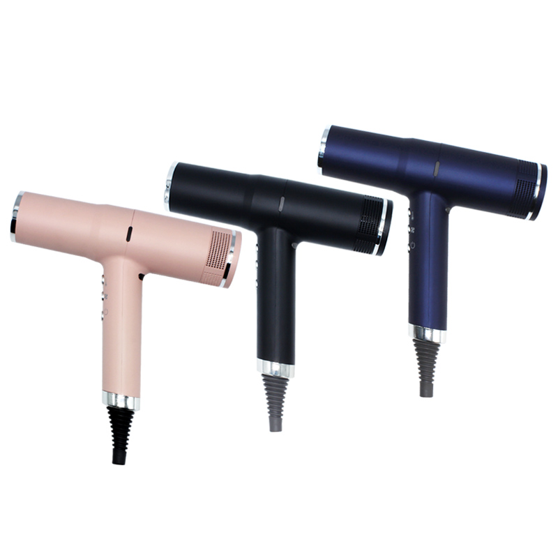 Beauty Salon AC Motor 2 in 1 Hair Blow Dryer Comb Cordless Portable Hairdryer Professional Salon