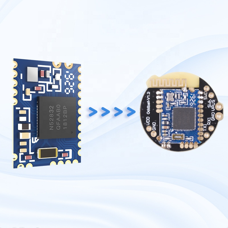 Центральный периферийный скандинавский модуль 5,0 Bluetooth с низким энергопотреблением BLE 52832 ГАТТ