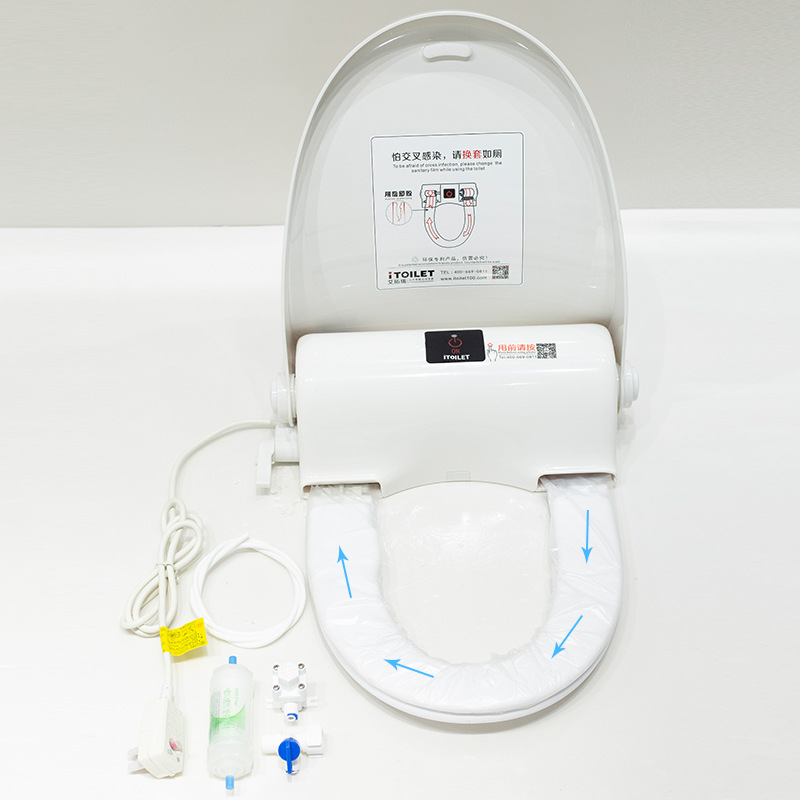 Professional Manufacture Cheaper Price Warm Electronic open front model matching toilet seat covers