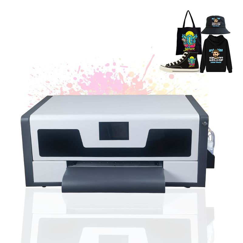 Latest 30cm DTF printer XP600 printhead DTF printer T-shirt canvas bag baseball cap DTF transfer printing A3 labeling machine