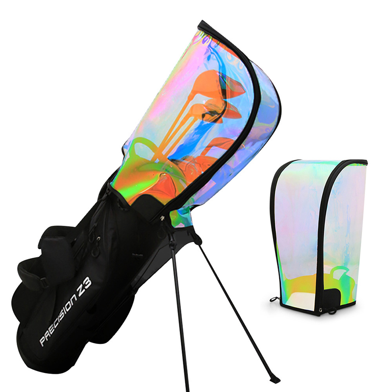 Custom Travel Cover Golf Duffle Bag Colorful Transparent Golf Pu Stand Bag