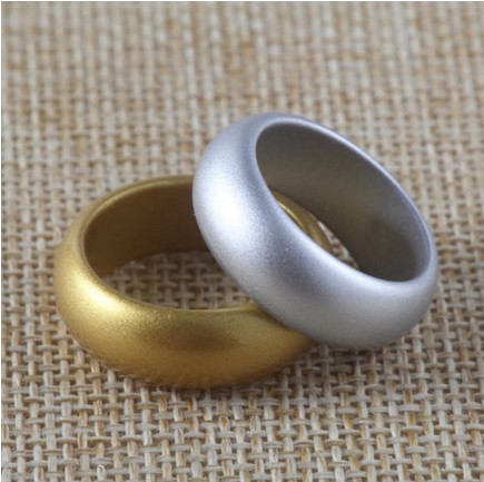 Premium Medical Grade Antibacterial Soft Silicone Wedding Thumb Ring
