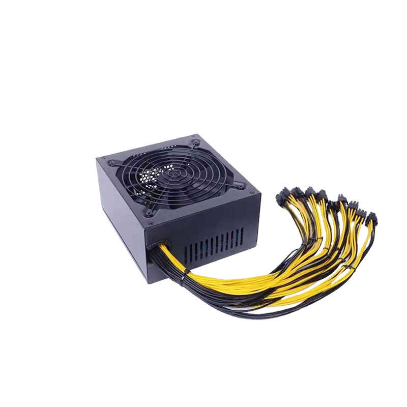 QUIET fan mining psu for S9 L3 6pin 1600W 1800W 2000W Server Mining Power Supply