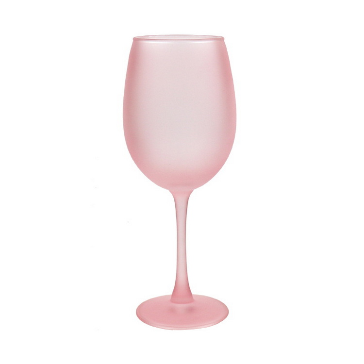 Cheap price customized spray color drinking wine glass for party