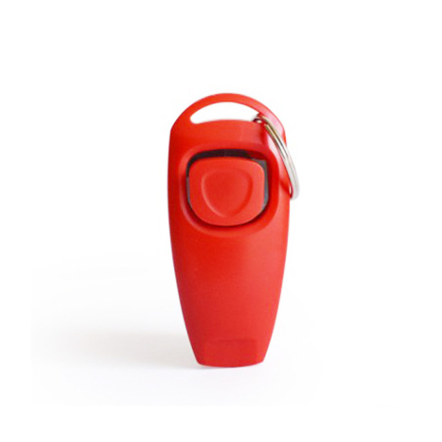 2 in 1 dog training ring pet ring piece + whistle training dog whistle with key chain