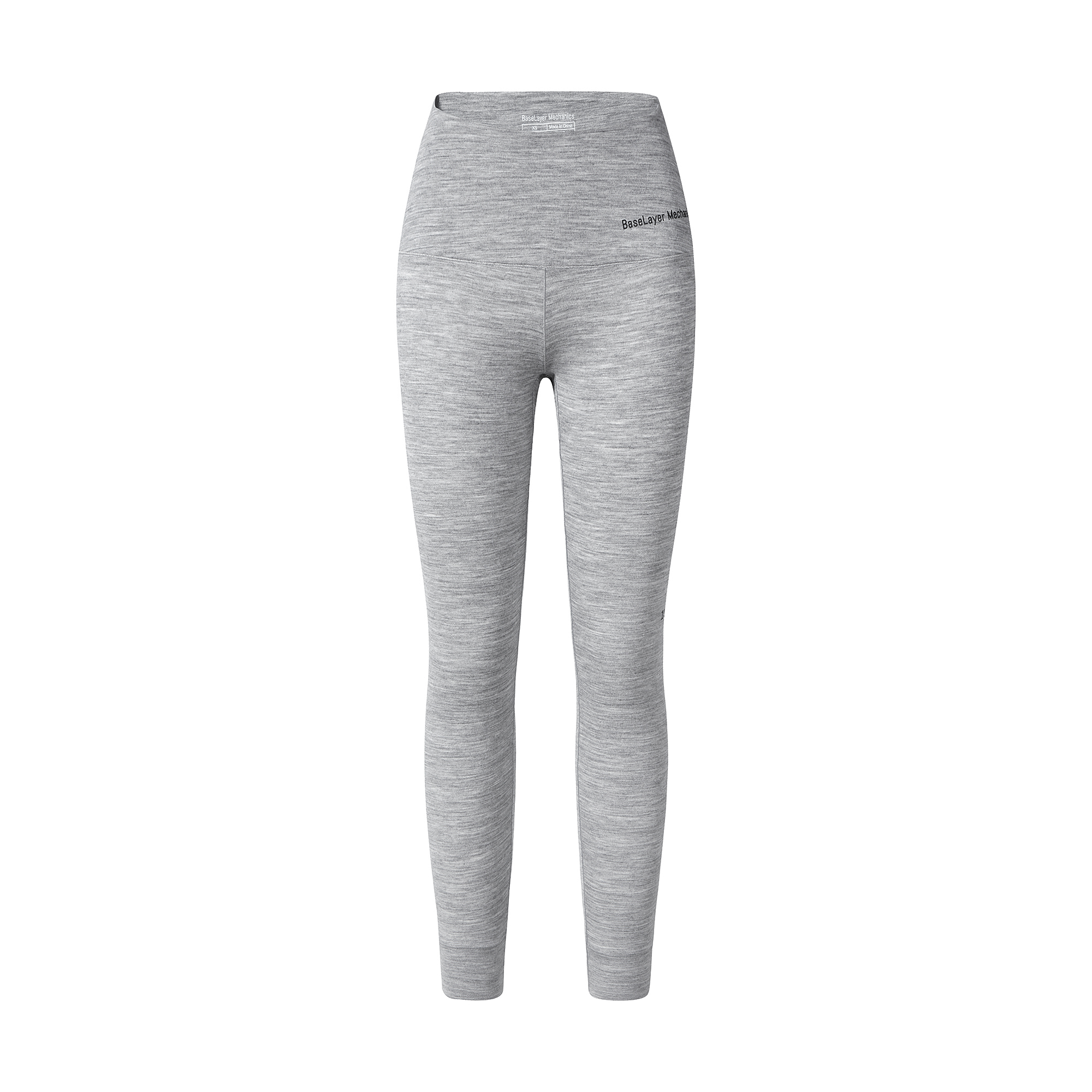 Ready To Ship Low MOQ Heather Grey 100%Merino Wool Natural Fiber Pajamas Women's Thermal Underwear Machine Washable