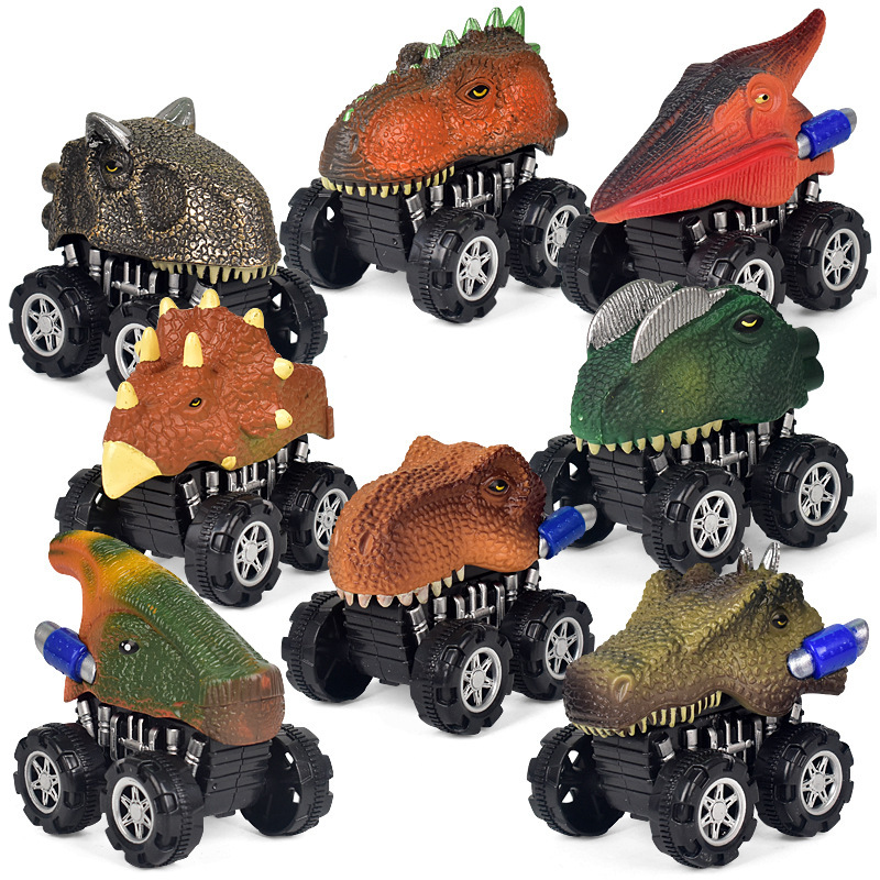 Kids Mini Dinosaur Toys Pull Back Dinosaur Cars Pull Back Vehicles Toys
