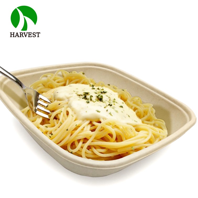 Disposable Biodegradable Microwavable Bagasse Takeout Food Container