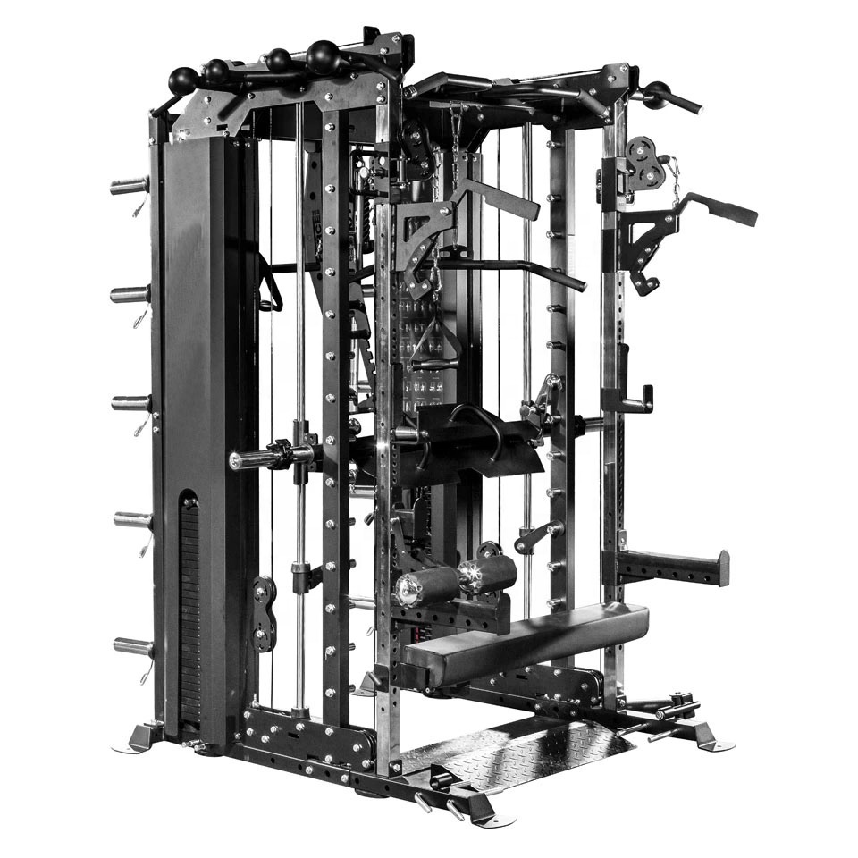 Fitness Equipment Body Building Gym Multi Functional Power Rack Gym Smith Machine