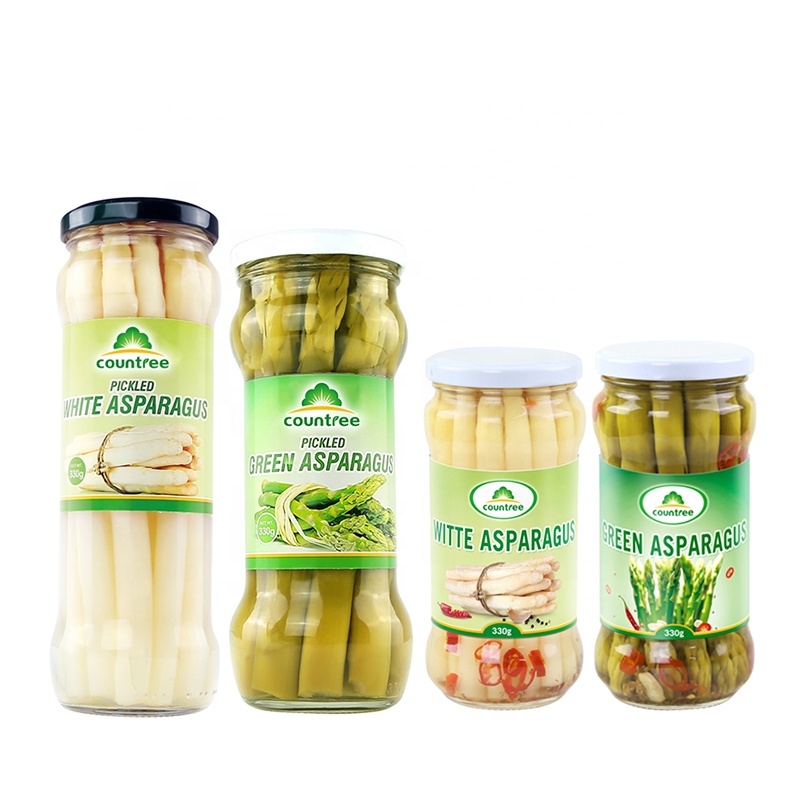 Консервированные вкусные консервированные овощи спаржа хорошего качества