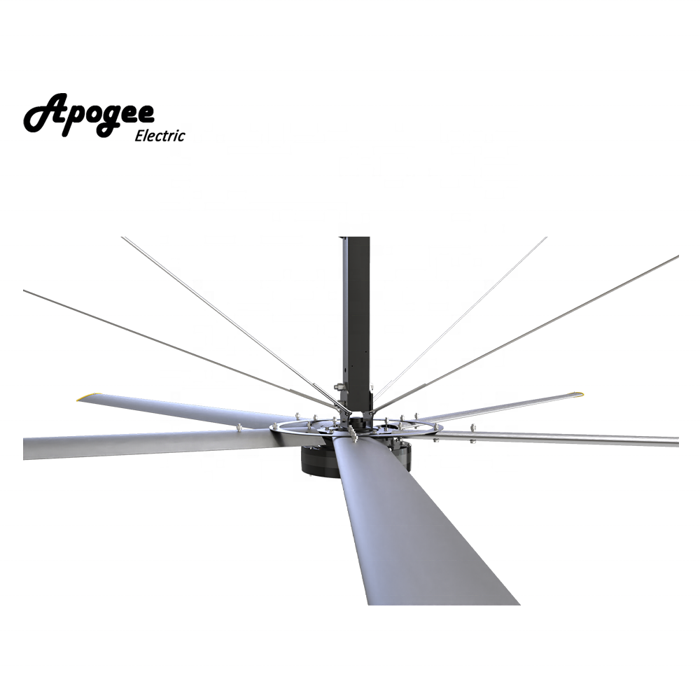 Apogee дешевые гаражные промышленные hvls вентиляторы большого размера для продажи