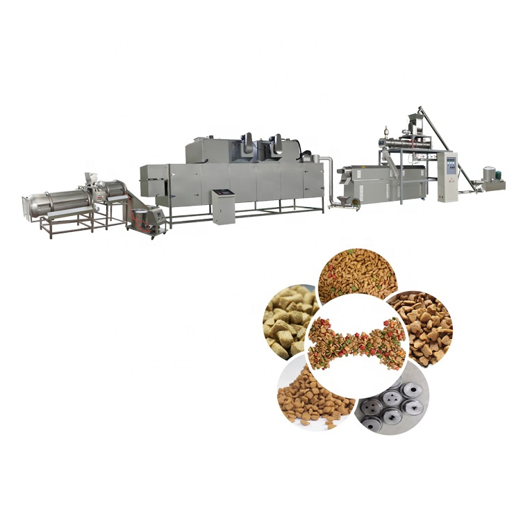 Automatic Pet Food Production Line Cat Dog Food Manufacturing Machine Extruder for Fish Food