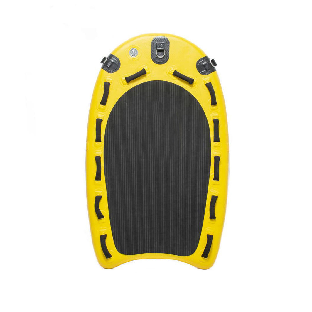 170cm Multi use platform Yellow rescue surf towable board inflatable jet ski sled