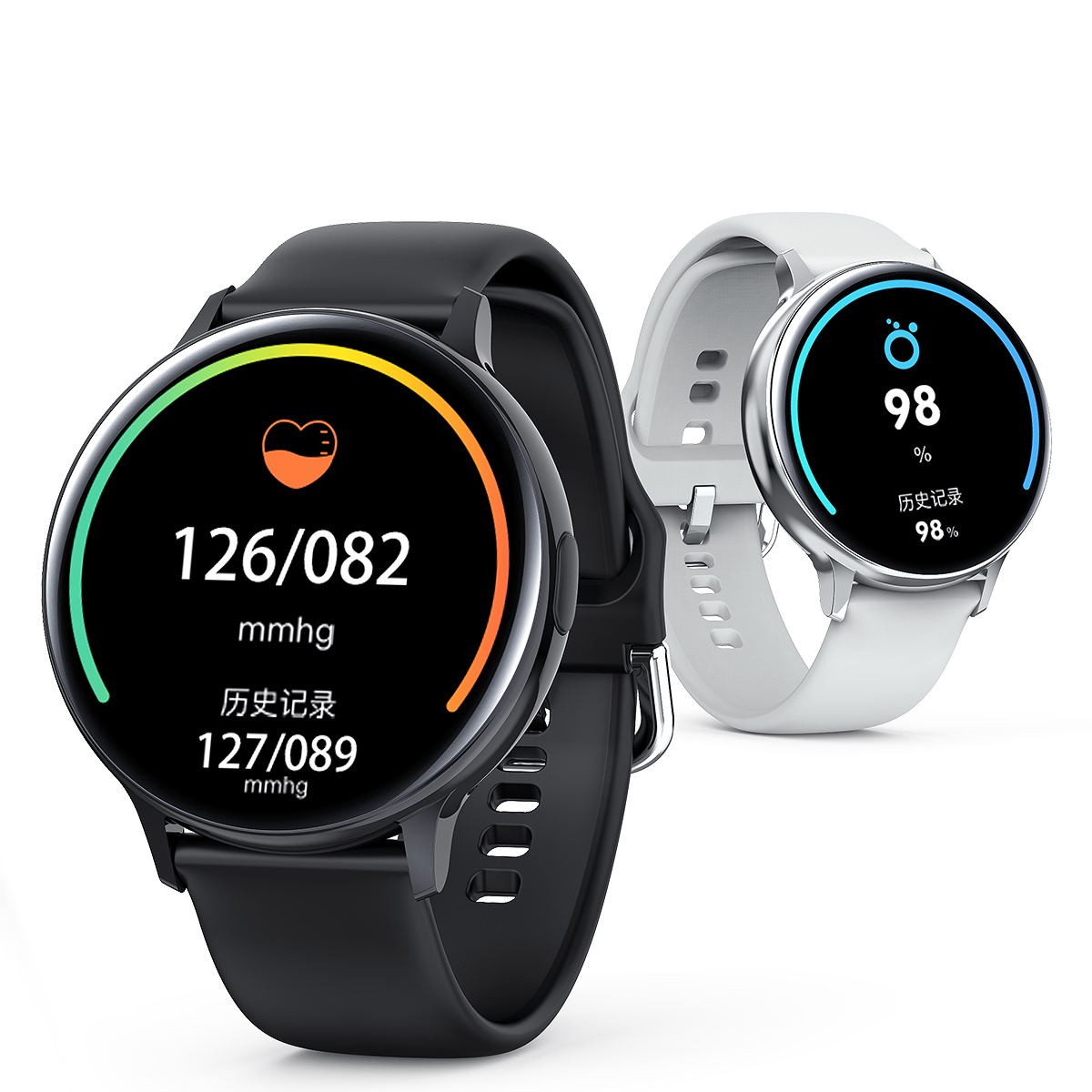 GW32 Smart Watch 1.28 inch 240*240 Round Touch Screen IP68 Waterproof ECG Heart Rate Monitor Sports Pedometer Smartwatch