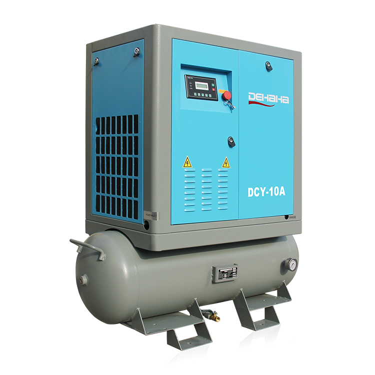 Совершенно новый 10hp 7.5kW винтовой компрессор для текстильной промышленности с воздушным сухим и воздушным баком