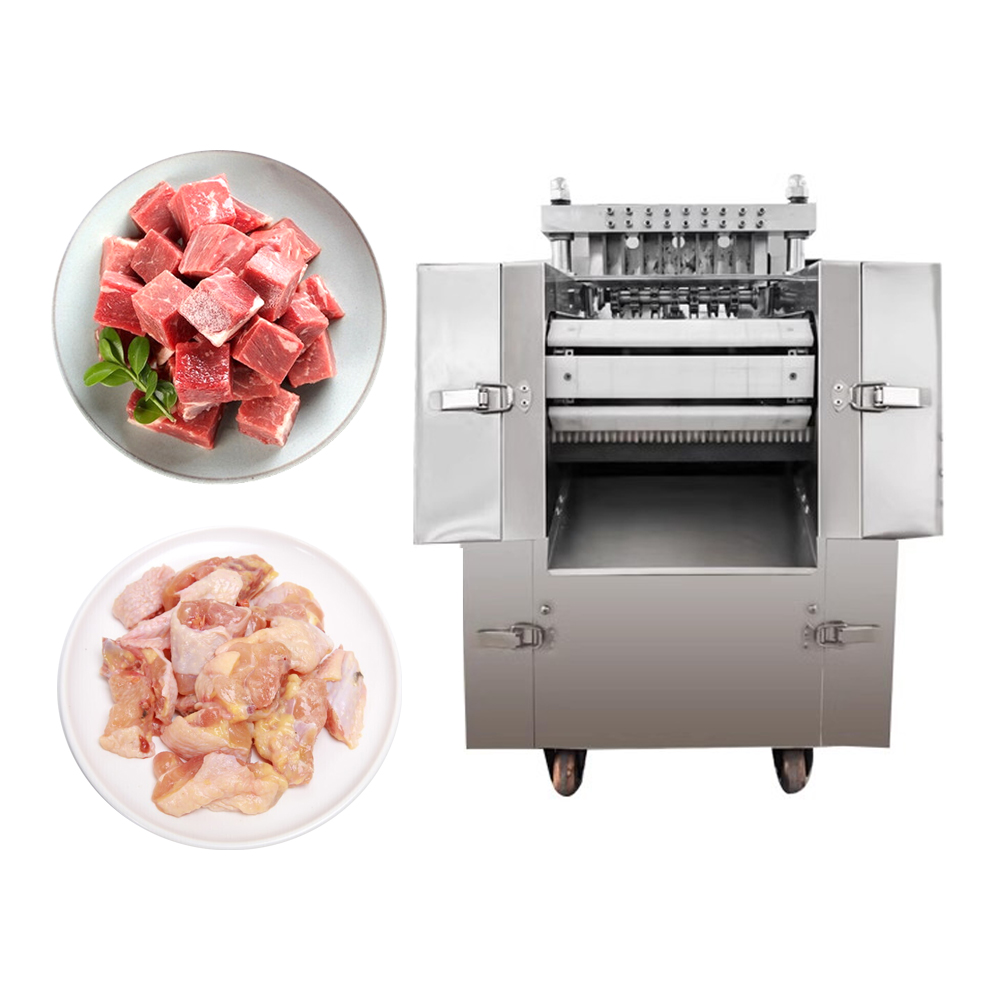 Chicken duck fish frozen meat cutting machine meat cutter automatic high speed slicer