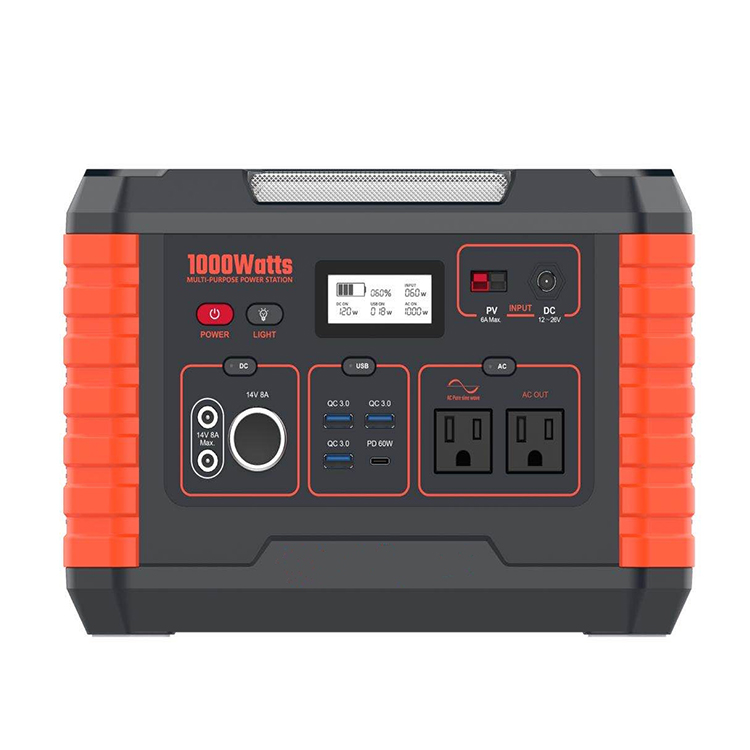 Multifunction Portable power bank station generator 1000watt 799.2wh outdoor camping power supply solar power station 1000w