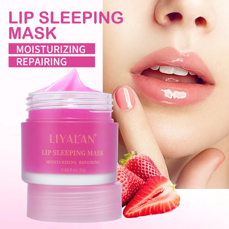 LIYALAN Natural Organic Lip care private label hydrating Nourishing lip sleeping mask