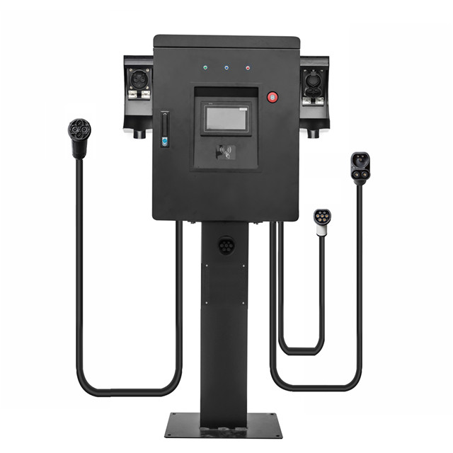 Ev зарядное устройство 40 кВт настенное зарядное устройство CHAdeMO & CCS & типа